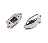 1 par de ganchos de metal para tambor para principiantes de un solo extremo, juego de lengüetas de tambor