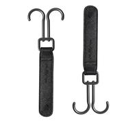 1 par de ganchos para bolsas de bebé, con doble gancho, accesorios de coche, organizador de carrito de bebé, cochecitos, carrito, clips para colgar
