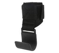 1 par de ganchos para levantamiento de pesas, correas de muñeca resistentes para levantamiento de pesas, correas de peso muerto, agarres de levantamiento de pesas, soporte de (Negra)
