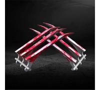 1 par de garras de Wolverine para Halloween, garras aterradoras para adultos, de plástico ABS, 1:1, garras reales X para hombres, accesorios de cosplay adecuados para fiestas de cosplay divertidas de