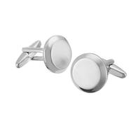 1 par de gemelos contemporáneos de metal para hombre, puños franceses, camisas de vestir, accesorios adecuados para varias ocasiones, gemelos elegantes para camisa, talla única, como se describe, como
