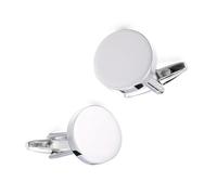 1 par de gemelos contemporáneos de metal para hombre, puños franceses, camisas de vestir, accesorios adecuados para varias ocasiones, accesorios de camisa
