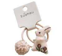 1 par de gomas elásticas para recién nacidos con adornos de bola, lazos elásticos