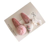 1 par de gomas elásticas seguras para el pelo, horquillas para el pelo con accesorios de pelota, clips, opción multicolor, accesorios para el pelo de poliéster suave