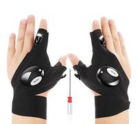1 Par de Guantes de Linterna LED de 2 Piezas Guantes de Pesca al Aire Libre y Destornillador para Reparar y Trabajar en Lugares Oscuros, Herramientas de Hombre/Mujer, Regalos Aparatos para Manitas