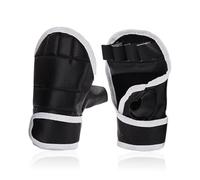 1 par de guantes de medio dedo, guantes de boxeo para adultos, guantes transpirables, guantes sin dedos, guantes protectores, equipo de boxeo