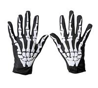 1 par de guantes góticos de invierno para ciclismo, motocicleta, Halloween, calavera, garra, hueso, esqueleto