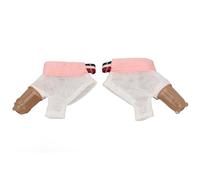 1 par de Guantes para Detener la SuccióN del Pulgar, ProteccióN para el Dedo, Suave Ajustable con Hebilla, Protector para el Tratamiento del Pulgar para niñOs (Rosa)