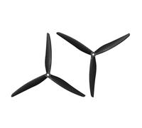 1 par de hélices CW CCW de 3 hojas eficientes 1170-3 de 11 pulgadas para aviones de travesía, FPVs, drones, hélices de repuesto CW CCW para multirotores FPVs pieza de reparación