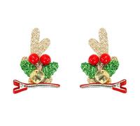 1 par de horquillas coloridas para el pelo, horquillas de Navidad cómodas para fiestas de cumpleaños infantiles