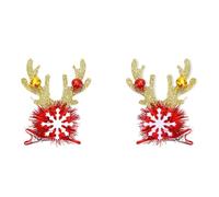 1 par de horquillas coloridas para el pelo, horquillas de Navidad cómodas para fiestas de cumpleaños infantiles