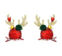 1 par de horquillas coloridas para el pelo, horquillas de Navidad cómodas para fiestas de cumpleaños infantiles