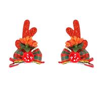 1 par de horquillas coloridas para el pelo, horquillas de Navidad cómodas para fiestas de cumpleaños infantiles