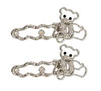 1 par de horquillas de mariposa para el pelo con diseño de ojo de gato misterioso, accesorio de peinado para mujeres y niñas, varios atuendos