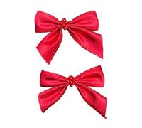 1 par de horquillas para el pelo con lazo de perlas elegantes para mujer, lazo largo, lazo en capas, pasadores franceses para boda, novia, accesorios para el cabello para mujer