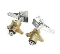 1 par de Husillos de Nudillo de Dirección, 14 Mm, 3 Bujes de Rueda Delantera, Husillo de Dirección, Aleación de Acero, Conducción Segura para Drift Trike ATV Quad