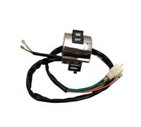 1 Par De Interruptores De Control Cromados del Lado Derecho E Izquierdo para Ciclomotor Retro GY6 50cc 125cc 150cc Interruptor de Control de Motocicleta(Right)