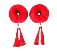 1 par de lazos para el cabello regalos adorables niños de Año Nuevo chino lazos para el cabello círculo