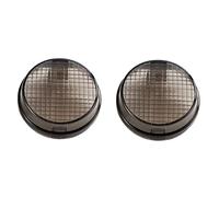 1 par de lentes de humo delanteros y traseros para motocicleta, cubierta indicadora de luz intermitente para Kawasaki Vulcan 2000 1600 Honda Shadow VTX Cruisers