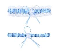 1 par de ligas, ligas de boda, ligas con lazo de encaje, ligas de novia, accesorios de novia, los mejores accesorios de decoración para servicios de boda