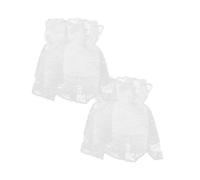 1 par de mangas de encaje elegantes The Grat Femansoe Partysau Juego de rol Lolita Muñequeras Accesorio de novia Puños de encaje para muñecas de mujer Pulsera de novia Decoración