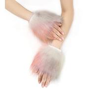 1 Par De Manguitos A Prueba Lujos La Pulsera Invierno Mujeres Más Cálidas Guantes Muñeca Gruesa Guantes Femeninos Elásticos Las Piernas Las Piernas sobre Sola