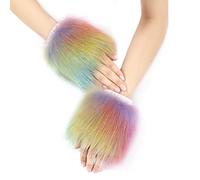 1 Par De Manguitos A Prueba Lujos La Pulsera Invierno Mujeres Más Cálidas Guantes Muñeca Gruesa Guantes Femeninos Elásticos Las Piernas Las Piernas sobre Sola