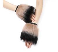 1 Par De Manguitos A Prueba Lujos La Pulsera Invierno Mujeres Más Cálidas Guantes Muñeca Gruesa Guantes Femeninos Elásticos Las Piernas Las Piernas sobre Sola
