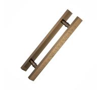 1 Par De Manijas De Puerta De Empuje Y Tracción, Manijas De Puerta De Tubo Cuadrado De Acero Inoxidable, Superficie Antideslizante Y Antihuellas, Capacidad De Carga De 200 Kg(Color1,Hole spacing 40cm)