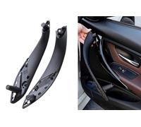 1 par de manijas de puerta interior para BMW F30 F31 F32 F33 F34 F36 F80 cubierta interior de coche para BMW Serie 3 4 316 318 320 325 316 318 320 320 325 328 330 340 (Negro，Tirador Puerta Delantera)