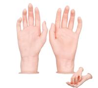 1 par de maniquí Hand, plástico Falso Falso Modelo de mano Joyería Mano de joyería Estable Pulsero de pulsera Pantalla de soporte para la tienda de casas de casas de exhibición de pulseras Pendientes