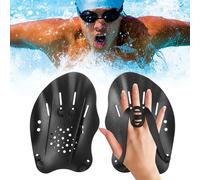 1 par de Mano Paddles Nadar, Swimmpaddel Adultos, Flossen Adultos, Swimmhilfe con Correas Ajustables, Flossen für Swimmer
