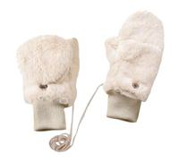 1 Par De Manoplas De Felpa, Guantes Cálidos De Invierno Para Mujer, Manoplas De Doble Espesor, Guantes De Felpa Sintética, Guantes Suaves