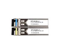 1 Par de Módulos SFP de Fibra Gigabit de 20 , 1000 M LC, 1,25 G, Modo Único B, para Conmutador Ethernet para Mikrotik