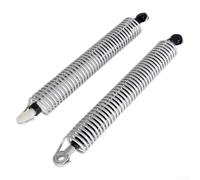 1 par de muelles de retorno compatibles con BMW Serie 5 F10 F10 Lci 520d 523i 528i 530d 535i 550i M5 2009-2016 sustituye a 51247204366 51247204367 Plata Metal