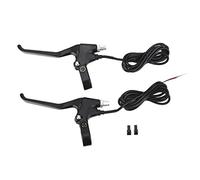 1 par de palancas de freno de bicicleta, manija de freno de bicicleta palanca de freno duradera 2 cables izquierda y derecha bicicleta eléctrica bicicleta eléctrica palanca de freno eléctrico piezas d
