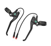 1 par de Palancas de Freno Impermeables de 2 Pines para Manillar de Patinete Eléctrico, Palanca de Freno de Aleación de Aluminio, Repuesto de Manija de Freno