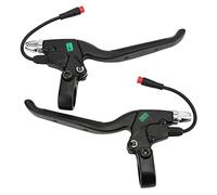 1 Par de Palancas de Freno Izquierda Derecha para Patinete El¨¦ctrico, de Freno de Aleaci¨®n de Aluminio con Conector Impermeable de 2 Pines para Patinete El¨¦ctrico de 2 Ruedas para KUGOo