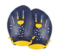 1 par de paletas de mano de silicona flexible para adultos, ajuste cómodo, para ejercicios acuáticos, aletas de natación