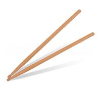 1 par de palillos de madera 5A de 39,9 cm de nogal con mango antideslizante y rendimiento equilibrado