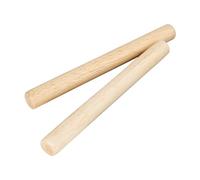 1 par de palos de ritmo de música portátiles de madera dura para practicar y aprender