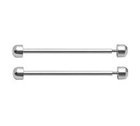 1 par de pasadores de tornillo para correa de reloj inteligente, hebilla de tubo de fricción, accesorios de reparación, 16 mm, 18 mm, 20 mm, 22 mm, plata, 20mm, Clásico