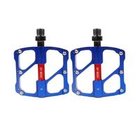 1 par de pedales de aleación de aluminio para bicicleta de montaña, rodamientos de durabilidad, pedales antideslizantes para mejorar la estabilidad del ciclismo, rodamientos de fibras de carbono