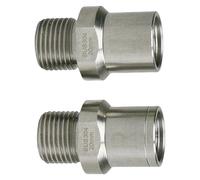 1 par de pedales de bicicleta de acero inoxidable, convertidor de rosca, accesorios de rodamiento para entusiastas del ciclismo y pedales de mantenimiento de bicicletas, extensores de rosca