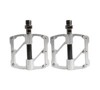 1 par de pedales de bicicleta para niños, aleaciones de aluminio, antideslizantes, para exteriores, para varios entornos de ciclismo, rodamientos de fibras de carbono