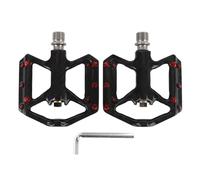 1 par de pedales de fibra de carbono antideslizantes, ligeros y con control mejorado para ciclismo de montaña y carretera.
