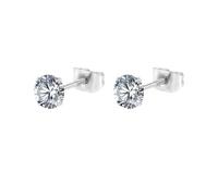 1 par de pendientes botón 2/3/4/5 mm, joyería minimalista for piercing hélice y trago for boda Para Mujeres, Madres, Novias, Madres(Tit 5mm 1 Pair)