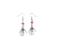 1 Par De Pendientes Con Lazo Amor Estrella Puntas Avanzados Antisensibles Delante Y Detrás Ganchos Para Las Orejas Cruzados Cuentas Simples Pendientes Cruzados Cuentas