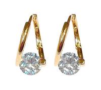 1 par de pendientes Flysmus Halolux de linfvidad germanio, aretes de germanio para linfvidad para pérdida de peso, aretes de drenaje linfático, talla única, Cobre, Abulón