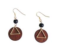 1 par de pendientes para niña con gancho de clip para pendientes de triángulo con pendientes colgantes Pendientes de gota Accesorios de joyería Regalo de amor Creativo y utilTratamiento seductor